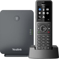 Yealink W77P, VoIP-Telefon schwarz, Basisstation mit Mobilteil