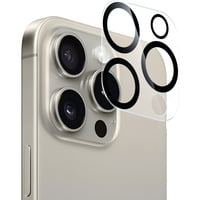 Nevox NEVOGLASS 3D Kameraschutzglas, Schutzfolie transparent/schwarz, iPhone 17 Pro Max