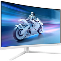 Philips 32M2C5501, Gaming-Monitor 80 cm (31.5 Zoll), weiß, QHD, VA, Curved, Ambiglow, 180Hz Panel