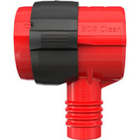 fischer Hohlbohrer-Connector FHD II Max C, Staubsauger-Aufsatz rot/schwarz, passend zu ø20 - 32 mm