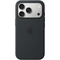 Apple Silikon Case mit MagSafe, Handyhülle schwarz, iPhone 17 Pro