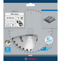 Bosch Professional PRO Steel cordless Kreissägeblatt, Ø 150mm, 32Z Bohrung 20mm, für Akku-Handkreissägen