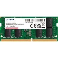 ADATA SO-DIMM 16 GB DDR4-3200 (1x 16 GB), Arbeitsspeicher grün, AD4S320016G22-SGN, Premier