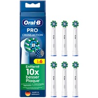 Braun Oral-B Pro Cross Action Aufsteckbürsten 6er-Pack weiß