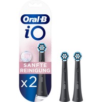 Braun Oral-B iO Sanfte Reinigung 2er, Aufsteckbürste schwarz