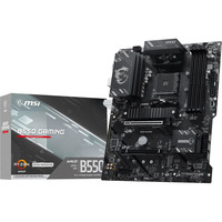 MSI B550 GAMING, Mainboard schwarz/silber
