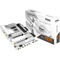SAPPHIRE PURE X870A WIFI 7, Mainboard weiß