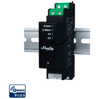 Shelly Wave Pro Shutter, Relais schwarz