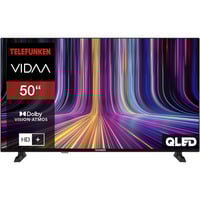 Telefunken QU50VP750S, QLED-Fernseher 127 cm (50 Zoll), schwarz, UltraHD/4k, Smart TV, Tripple-Tuner, VIDAA-Betriebssystem