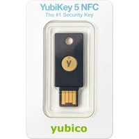 Yubico YubiKey 5 NFC, Sicherheitsschlüssel schwarz/gold