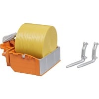bruder 02353 Traktor-Ladekasten und Gabeln, Modellfahrzeug 