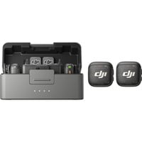 DJI Mic 3 , Mikrofon schwarz, (2 Sender + 1 Empfänger + Ladeschale)