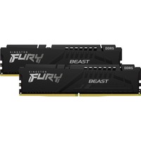Kingston FURY DIMM 16 GB DDR5-5200 (2x 8 GB) Dual-Kit, Arbeitsspeicher schwarz, KF552C40BBK2-16, FURY Beast, INTEL XMP