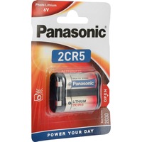 Panasonic Cylindrical Lithium 2CR-5L/1BP, Batterie 1 Stück, 2CR-5