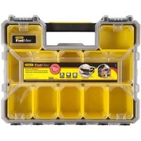Stanley Profi-Organizer FATMAX 1-97-518, Werkzeugkiste schwarz/transparent