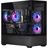 ALTERNATE Gaming-PC Window Edition • RTX 5060 • Intel® Core™ i5-14400F • 16 GB RAM schwarz/transparent, Windows 11 Home