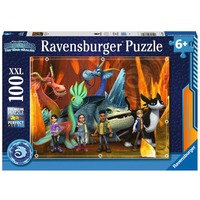 Ravensburger Kinderpuzzle Dragons - Die 9 Welten 100 Teile