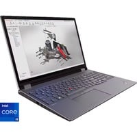 Lenovo ThinkPad P16 G2 (21FA000JGE), Notebook grau/schwarz, Windows 11 Pro 64-Bit, 40.6 cm (16 Zoll) & 60 Hz Display, 2 TB SSD