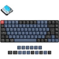Keychron K3 Pro, Gaming-Tastatur schwarz/blaugrau, DE-Layout, Gateron Low Profile 2.0 Mechanical Blue, Aluminiumrahmen