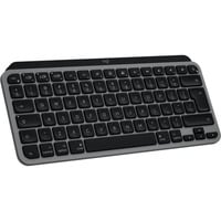 Logitech MX Keys Mini für Mac, Tastatur grau/schwarz, DE-Layout, Metallgehäuse, kompatibel mit Apple macOS, iPad OS