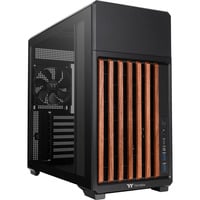 Thermaltake TR300 WS, Tower-Gehäuse schwarz/holz, Tempered Glass