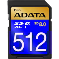 ADATA Premier Extreme SDXC SD8.0 512 GB, Speicherkarte schwarz, SD Express, UHS-I U3, Class 10, V30