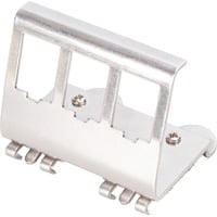 Digitus Hutschienenadapter für 3x Keystone Modul edelstahl