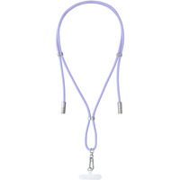 Intenso Handykette und Lade-/Datenkabel Cell Phone Charging Lanyard violett, 1,65 Meter, USB-C, PD3.0 / QC4.0, Nylon