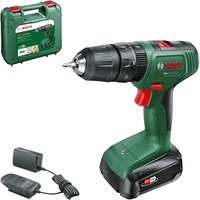 Bosch Akku-Schlagbohrschrauber EasyImpact 18V-40 grün/schwarz, Li-Ionen Akku 2,0Ah, Koffer, POWER FOR ALL ALLIANCE