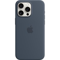 Apple Silikon Case mit MagSafe, Handyhülle dunkelblau, iPhone 15 Pro Max