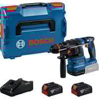 Bosch Akku-Bohrhammer GBH 18V-22 X Professional, 18Volt blau/schwarz, 2x Li-Ionen Akku 4,0Ah, ONECHUCK, ohne Akku und Ladegerät, in L-BOXX
