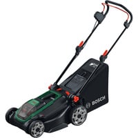Bosch Akku-Rasenmäher Rotak18V2-43 SOLO, 36 Volt (2x18V) grün/schwarz, ohne Akku und Ladegerät, POWER FOR ALL ALLIANCE