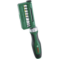 Bosch Bit-Ratschenschraubendreher mit Bit-Satz, 19-teilig grün/schwarz, Drehmoment bis 36 Nm