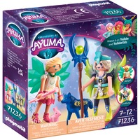 PLAYMOBIL 71236 Ayuma - Crystal- und Moon Fairy mit Seelentieren, Konstruktionsspielzeug 