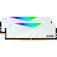 ADATA DIMM 32 GB DDR5-6800 (2x 16 GB) Dual-Kit, Arbeitsspeicher weiß, AX5U6800C3416G-DCLARWH, XPG Lancer RGB, INTEL XMP, AMD EXPO