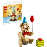 LEGO 30582 Creator Geburtstagsbär, Konstruktionsspielzeug Polybag