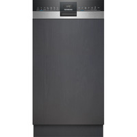Siemens SR53ES25KE iQ300, Spülmaschine edelstahl (gebürstet)/schwarz, 45 cm, Home Connect