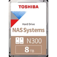 Toshiba N300 8 TB, Festplatte SATA 6 Gb/s, 3,5", Bulk