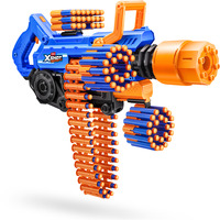 ZURU XSHOT Insanity - Blaster Smoke N Barrel, Dartblaster inkl. 72 Darts