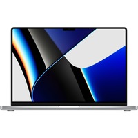 Apple MacBook Pro (16") 2021 CTO, Notebook silber, M1 Max 24-Core GPU, macOS, Deutsch, 41.1 cm (16.2 Zoll) & 120 Hz Display, 1 TB SSD