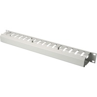 Digitus Kabelführungspanel mit abnehmbarer Blende für 483 mm (19")-Schränke grau, 1 HE