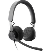 Logitech Zone Wired MS Teams, Headset grau/schwarz, Microsoft Teams zertifiziert, USB-A/C