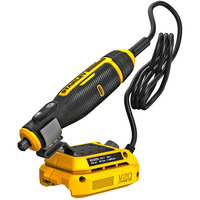 Stanley Akku-Minischleifer/Gravierer (SFMCE030B-XJ), 18Volt, Multifunktions-Werkzeug schwarz/gelb, ohne Akku und Ladegerät, mit Zubehör-Set
