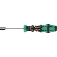 Wera Kraftform Kompakt 27 RA 1, Bit-Satz schwarz/grün, 6-teilig, 1/4", mit Ratschenfunktion