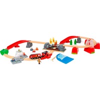 BRIO World Smart Tech Sound Feuerwehreinsatz-Rettungsset, Bahn