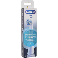  Oral-B iO Ultimative Reinigung 2er, Aufsteckbürste weiß, Überlegene Plaque-Entfernung