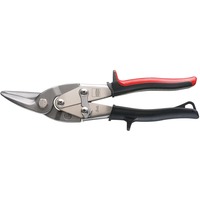 BESSEY Figuren-Schere D16L, Blechschere schwarz/rot, linksschneidend