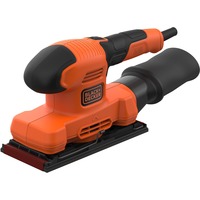 BLACK+DECKER Schwingschleifer BEW220-QS orange/schwarz, 150 Watt
