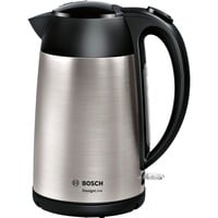 Bosch Home Wasserkocher DesignLine TWK3P420 edelstahl/schwarz, 1,7 Liter
