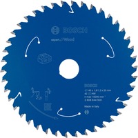 Bosch Kreissägeblatt Expert for Wood, Ø 140mm, 42Z Bohrung 20mm, für Akku-Handkreissägen